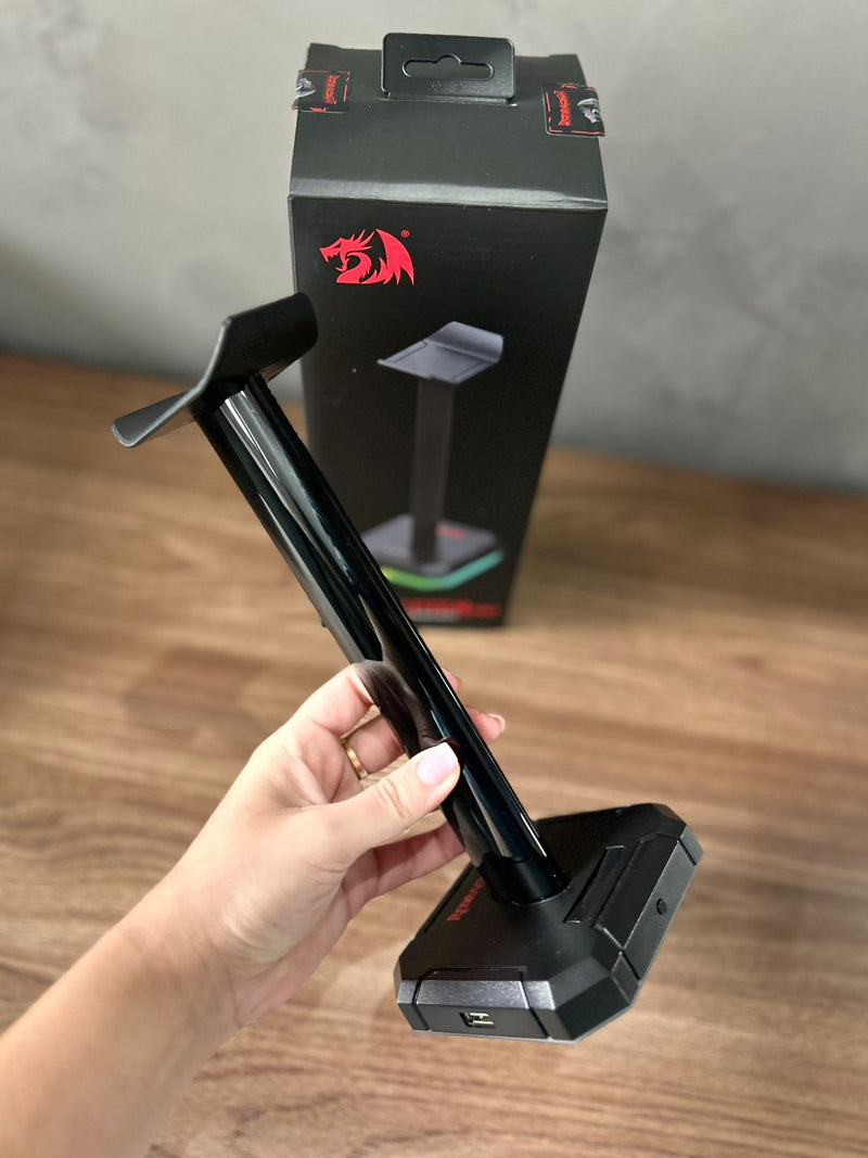 Suporte Gamer Redragon Scepter Pro RGB