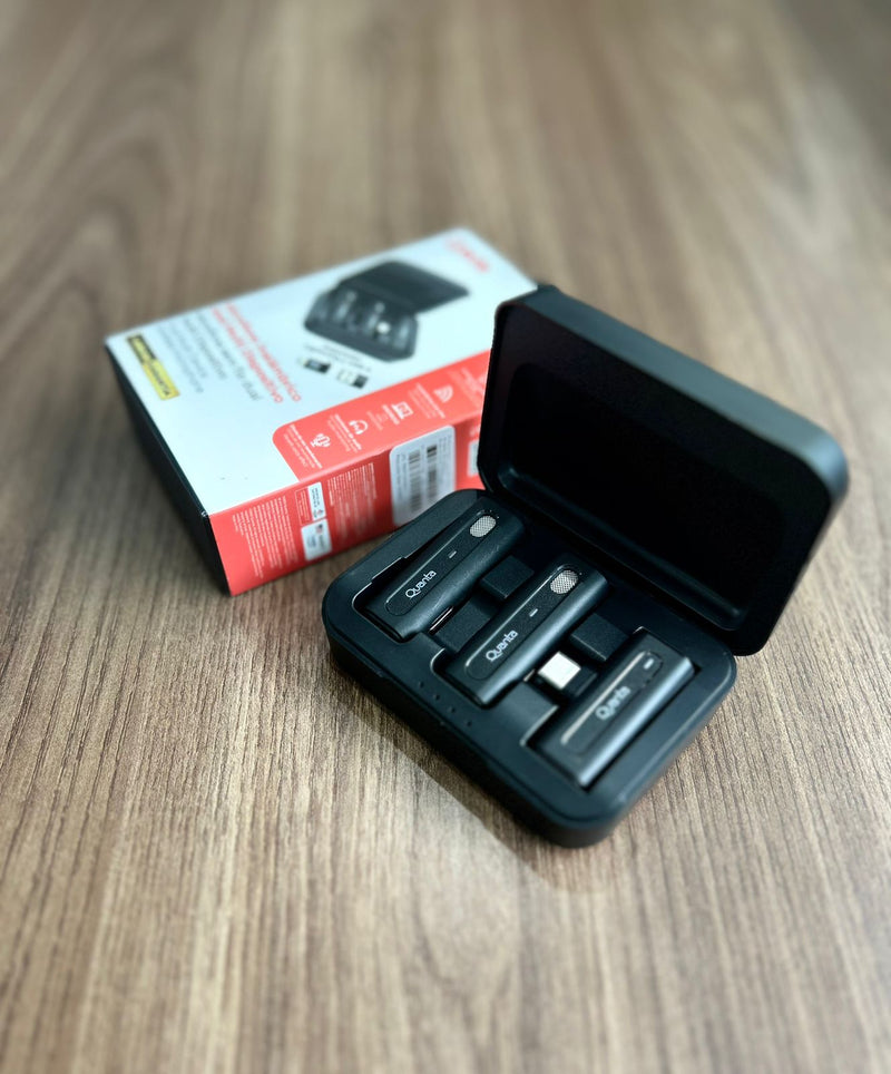 Microfone de lapela Quanta QTMDM20