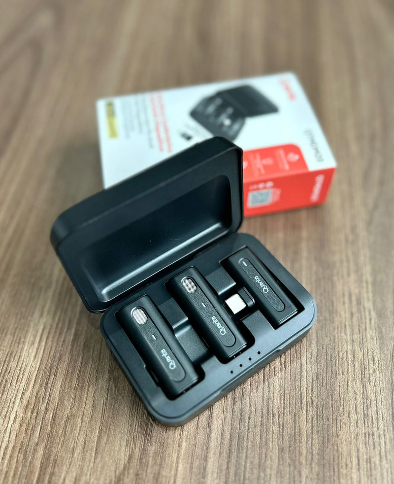 Microfone de lapela Quanta QTMDM20