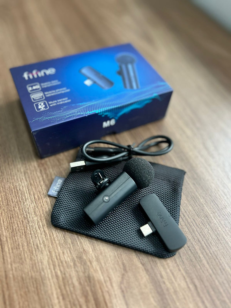 Microfone de lapela Fifine M6