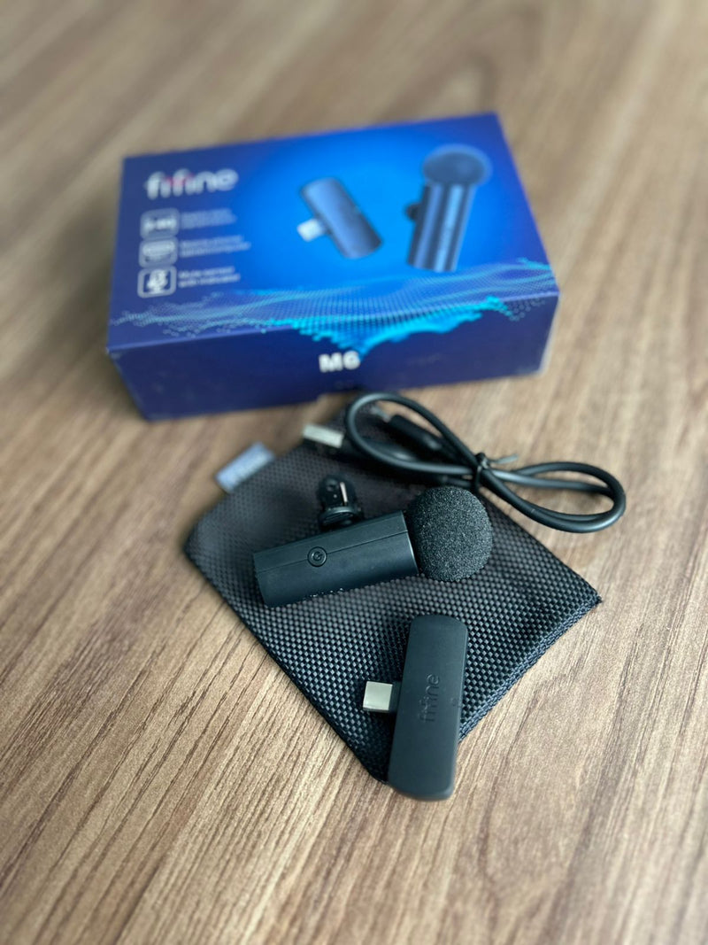 Microfone de lapela Fifine M6