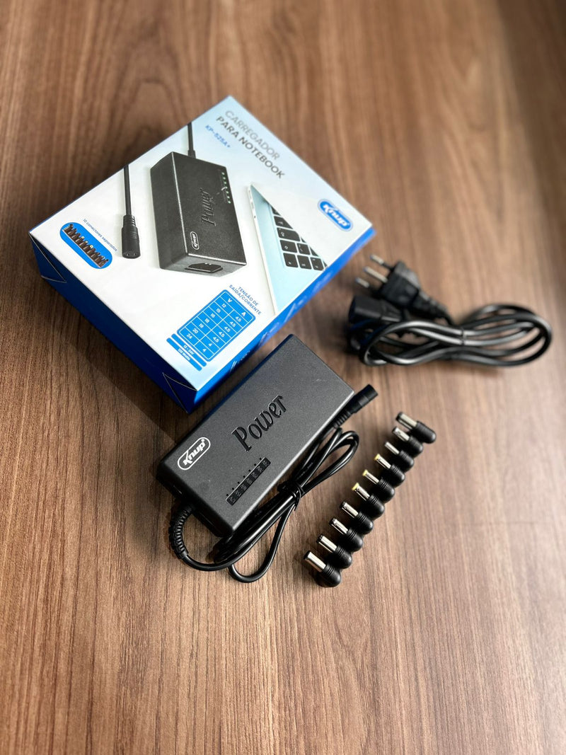 Carregador Universal de Notebook Knup KP-525A+
